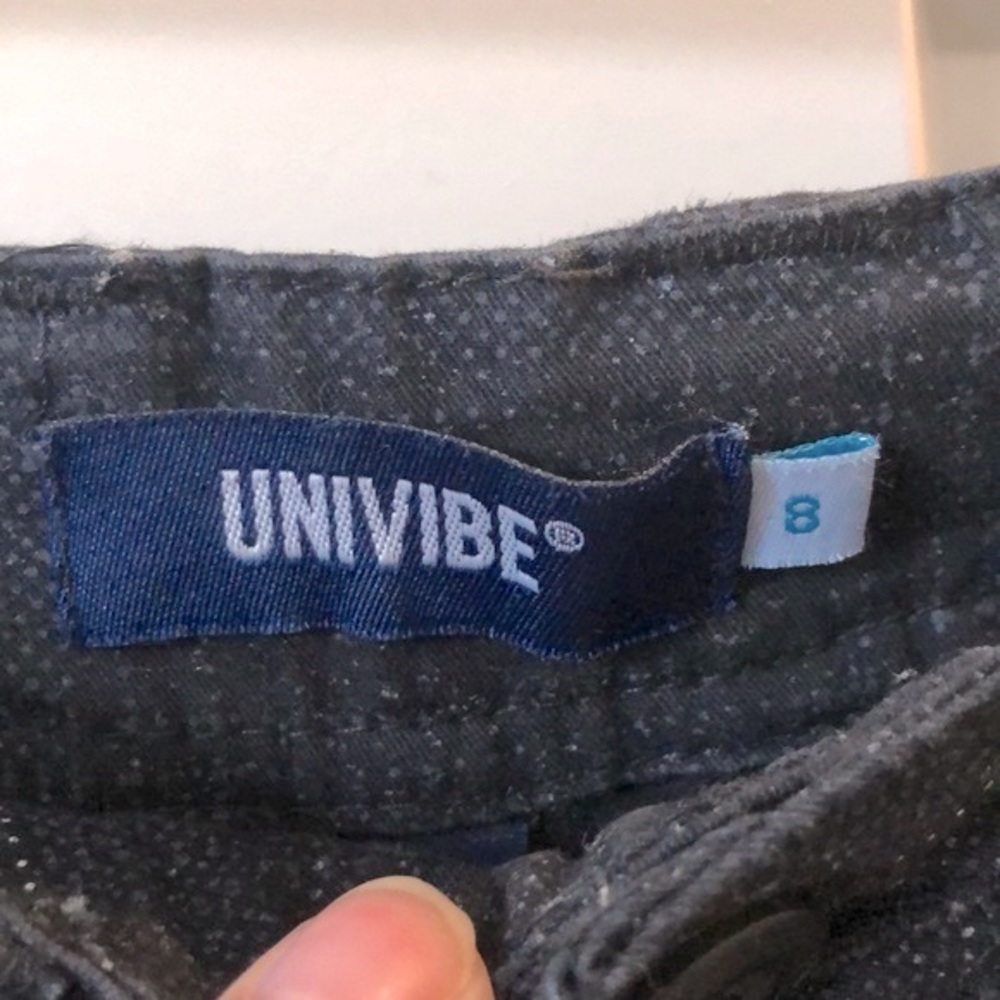 Lot of 2x [Champion] & [Univibe] Boys Sz M 8/10 Shorts - Black Plaid & Dark Gray - Picture 14 of 16